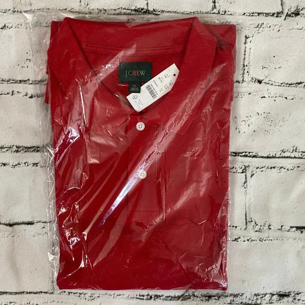 J. Crew Classic piqué polo shirt XL